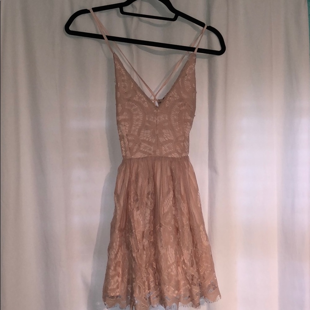 Salmon dress